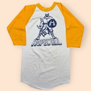 Vintage Hopewell Vikings 1982 T Shirt Youth Large Russell Athletic Vtg 80s